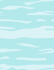 Vector water background. Seamless vector abstract background. Blue brush strokes. Template for cards, packaging, textiles and other uses.
