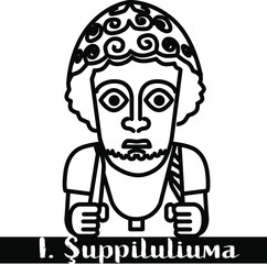 3,000 year old sculpture of King Suppiluliuma of Hittite Empire