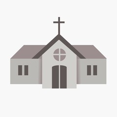 Minimal styled design of Small Church