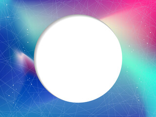 ホログラム オーロラ 背景 抽象 タイトルバック用デザイン ピンクとブルー