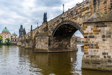 Fototapeta na wymiar Prague, Carlov bridge