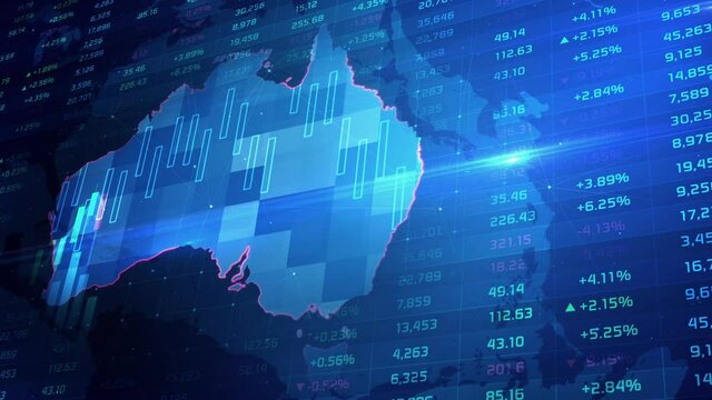 The growth rate of the stock market and the Australia economy
