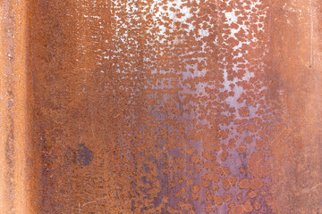 Old rusty steel metal surface, oxidized metal texture.