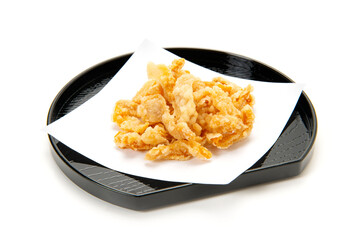鶏皮の唐揚げ