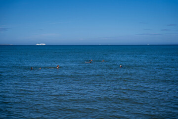 Obraz premium boat on the sea