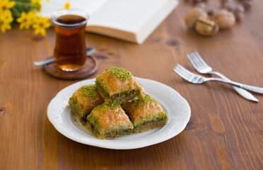 Traditional Turkish Baklava. 