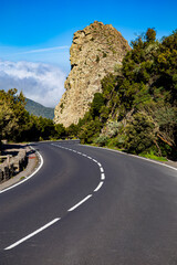 Curvy road in the mountain