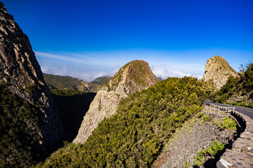 Los Roques the rocks La-Gomera, Canary Islands, Spain