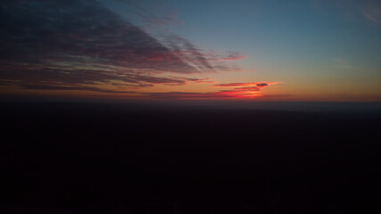 Sunset in the sky