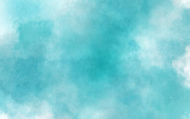 Abstract blue watercolor gradient paint grunge texture background. Abstract watercolor paint background by teal color blue and green with liquid fluid texture for background, 