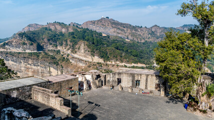 Ruins of haunted Kangra Fort near Palampur and Dharamsala, Himachal Pradesh, India