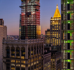 Obraz premium New York City skyscrapers