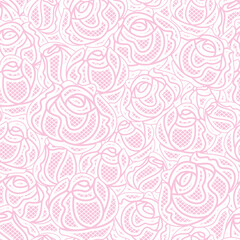 Ornamental beauty lace pink background, floral pattern