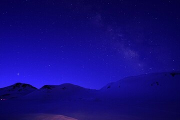Fototapeta premium 満天の星空 北アルプス / 立山連峰