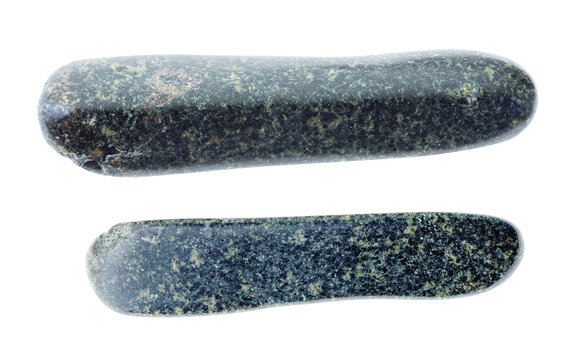 set of Tholeite (tholeiitic basalt) stone cutout