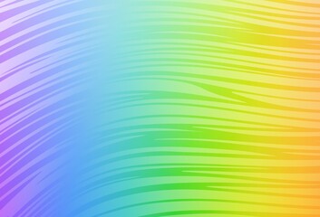 Light Multicolor vector backdrop with bent lines.