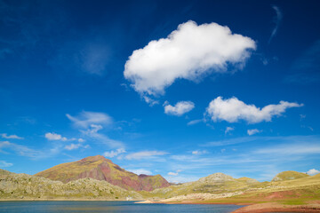 Landscape in the Pyrenees