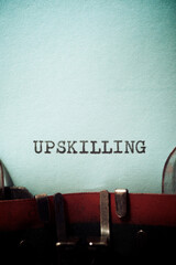 Upskilling concept view