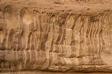 View of a rock formation near Al Ula. Saudi Arabia.

