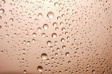 Abstract rainbow drops, can be used as background.