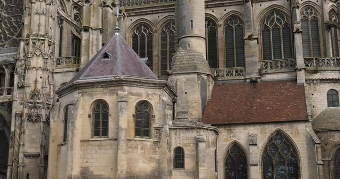 The Senlis cathedral, Senlis,Oise department, France