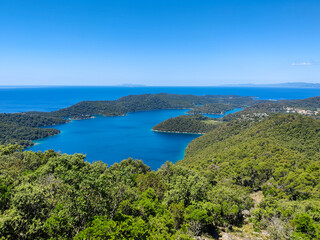 Mljet national park - natural beach, forest and lake - Croatia, Mediterranean sea