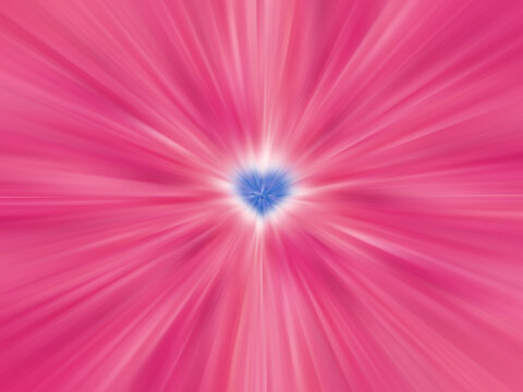 Blur Blue Heart Shaped On Pink Beam And Laser Speed Background, Object, Valentine, Love, Banner, Template