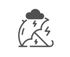 Stress protection icon. Anxiety depression sign. Mental health symbol. Classic flat style. Quality design element. Simple stress protection icon. Vector