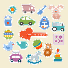 Stickers pack Online order Kid Toy Play Game Child