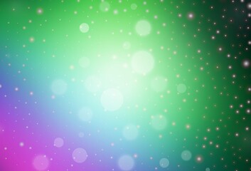 Light Pink, Green vector texture in birthday style.