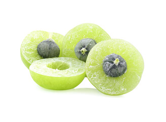 Indian gooseberry isolated on white background