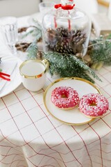 christmas table setting