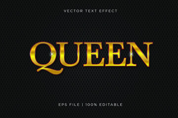 Queen text effect