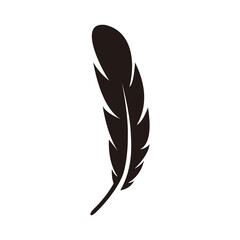 Feather icon vector sign illustration