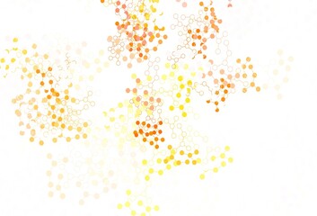 Light Pink, Green vector pattern with artificial intelligence network.