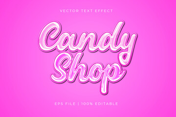 Candy text effect