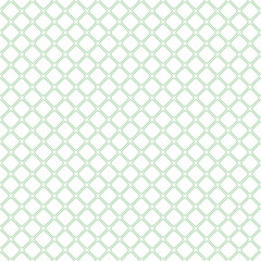 Naklejka premium Green line simple tile pattern. Square tile with rounded corners. 