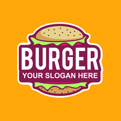 Burger Logo illustration - Vector