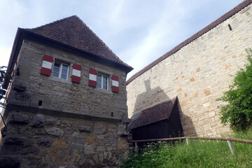 Fototapeta na wymiar Weiberturm in Rothenburg ob der Tauber