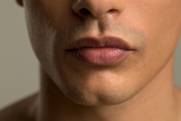 Obraz premium Close-up of mans face