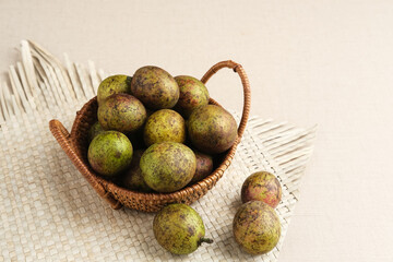 Matoa fruit from Papua, Indonesia. Matoa contains vitamin, nutrients and antioxidant. Selective...