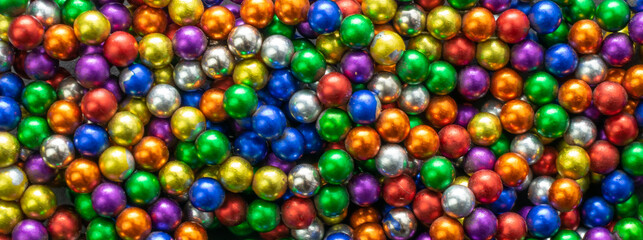 Fototapeta na wymiar colored balls with visible details. background or texture