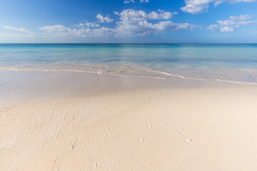 secluded white sand beach in the tropical Cayo Levisa Island in Cuba