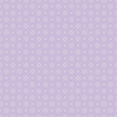 Background image with simple geometric ornament on purple background for your design projects, seamless pattern, wallpaper textures with flat design. Vector illustration