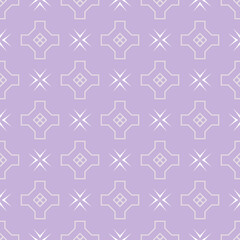 Abstract background image with geometric elements on purple background for your design projects, seamless pattern, wallpaper textures with flat design. Vector illustration