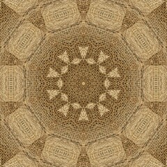 Decorative luxury background with rope structure. Turkish pattern design for carpet, rug, tiles, fabric, business card, textile industry flyer and brochure printing