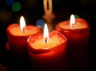 red candles