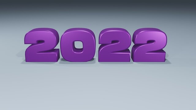 Year 2022 number new year
