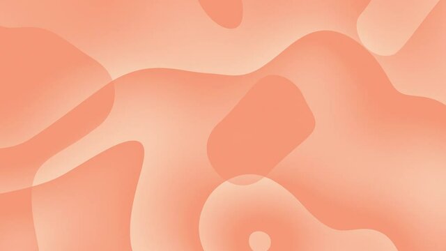 Abstract Futuristic Organic Designed Liquid Animated background. Orange Colorful Liquid Gradients Video for You Presentation, colorful bubble animations