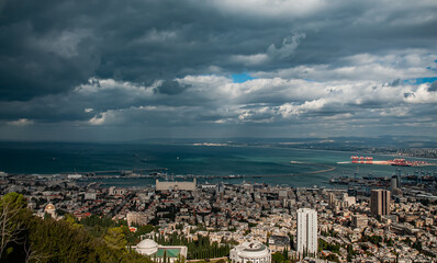 view of the city